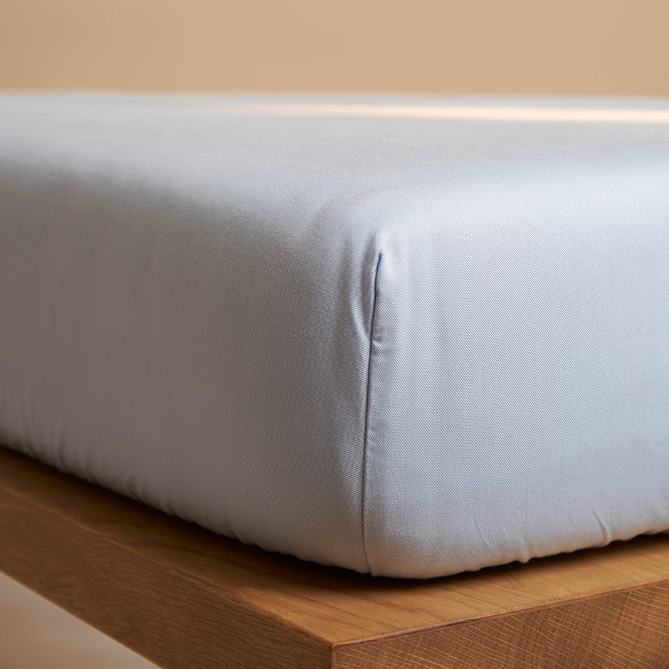 COCO & CICI TENCEL TWILL HOESLAKEN LICHT BLAUW 200X210X30