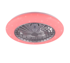 REALITY PLAFONDVENTILATOR STRALSUND LED/RGBW TITAAN 49 CM