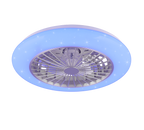 REALITY PLAFONDVENTILATOR STRALSUND LED/RGBW TITAAN 49 CM