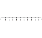 REALITY LICHTSNOER SPOT CHAIN LED MAT ZWART 6,5 M