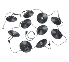 REALITY LICHTSNOER CHAIN LED MAT ZWART 6,5 M