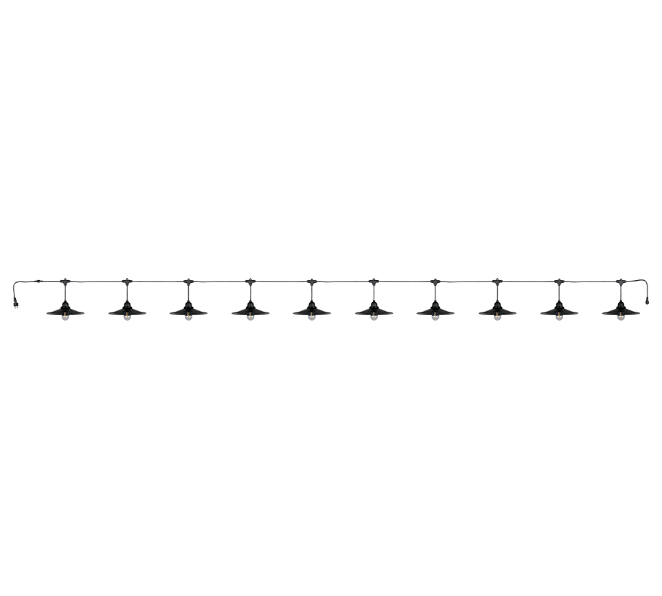 REALITY LICHTSNOER CHAIN LED MAT ZWART 6,5 M