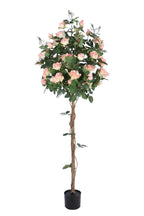 NEVERLEAFS ROZEN KUNSTBOOM 180 CM ZACHTROZE