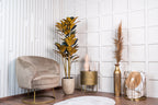NEVERLEAFS RUBBERBOOM KUNSTPLANT FICUS ELASTICA 160 CM 3 STAMMEN