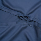 COCO & CICI TENCEL TWILL DEKBEDOVERTREK DONKERBLAUW + KUSSENSLOOP 60 X 70 CM