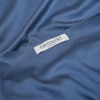 COCO & CICI TENCEL TWILL KUSSENSLOOP DONKERBLAUW 60 X 70 CM