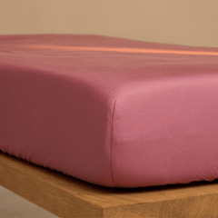COCO & CICI TENCEL TWILL HOESLAKEN DUSTY ROSE 140 X 200 X 30 CM