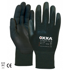 X-TOUCH PU-B HANDSCHOENEN M (8) ZWART 3-PACK