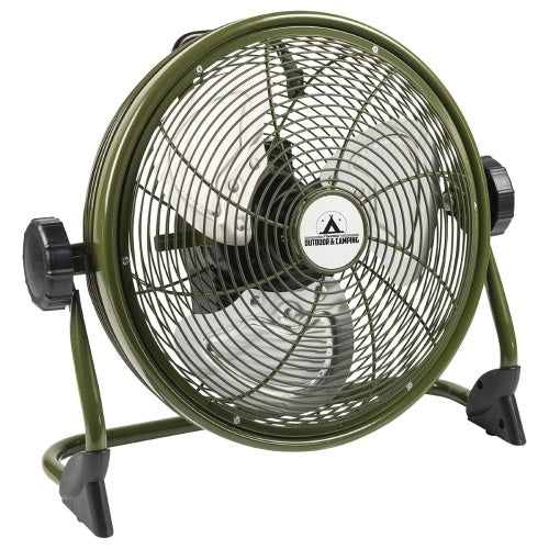  AOD12ACCU LI-ION VLOERVENTILATOR 35 CM GROEN 25 WATT
