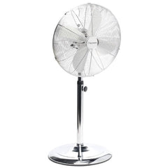 DFS45S RETRO STATIEFVENTILATOR 45 CM CHROME 50 WATT