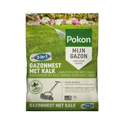 GAZONMEST MET KALK 3-IN-1 75M²