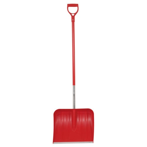 SNEEUWSCHEP 42CM KUNSTSTOF + D-GREEP ALUSTEEL 120CM