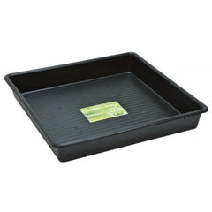 PLANTENSCHAAL 80 CM VIERKANT ZWART