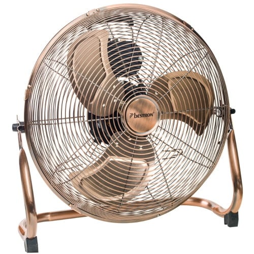 DFA40CO RETRO VLOERVENTILATOR 45 CM KOPER 100 WATT