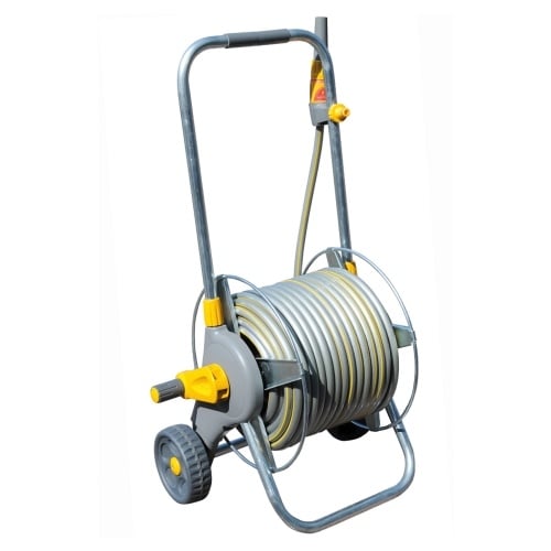 SLANGENWAGEN PRO 60 INCL. 30M SLANG, KOPPELINGEN EN TUINSPUIT