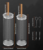 Ceruzo Grillmand - Set Van 2 - Rollend Grillrooster - 30 Cm