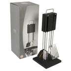 Qdo Roestvrijstalen Barbecue- /Grillset Deluxe Met Standaard
