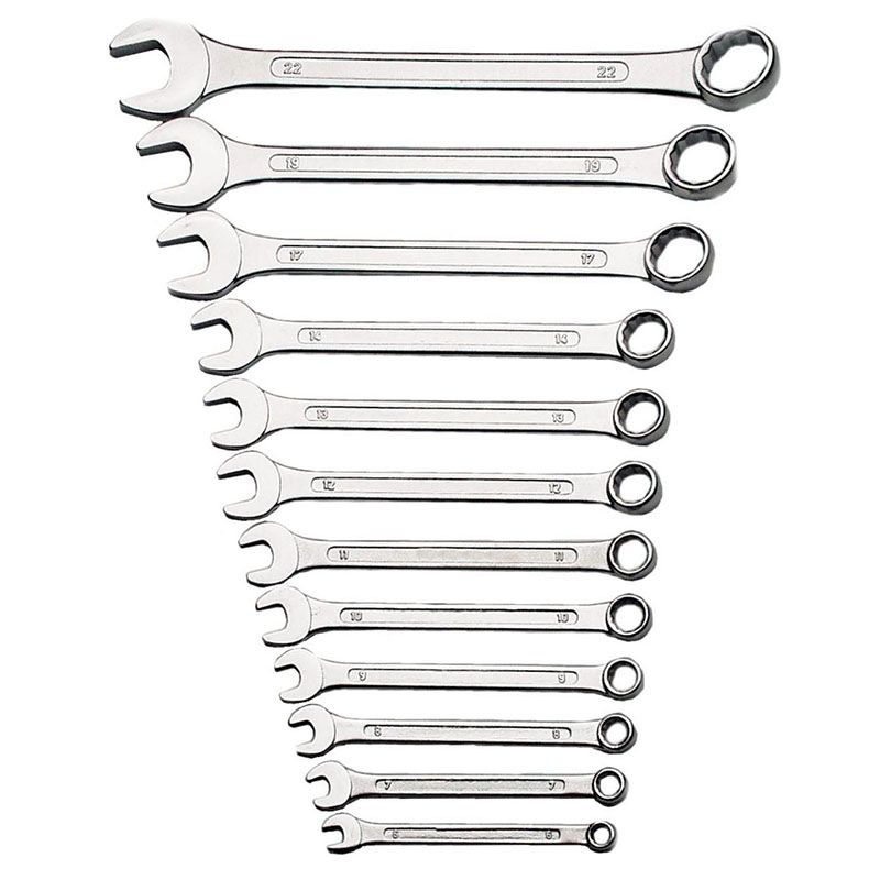 Brudermannesmann Brüder Mannesmann  Steek-Ringsleutelset - 12 Delig