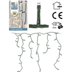 Ijspegel Verlichting 90 Led's - 3 Meter - Warm Wit