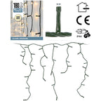 Ijspegel Verlichting 180 Led's - 6 Meter - Warm Wit