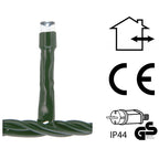 Ijspegel Verlichting 360 Led's - 12 Meter - Warm Wit