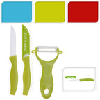 Excellent Houseware Keramische Schilmessen (Blauw)