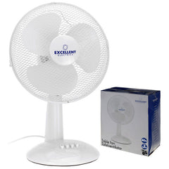Excellent Electrics Ventilator Tafelmodel Wit 30Cm