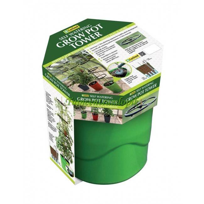  ZELF BEWATERENDE POT 11 LITER GROEN