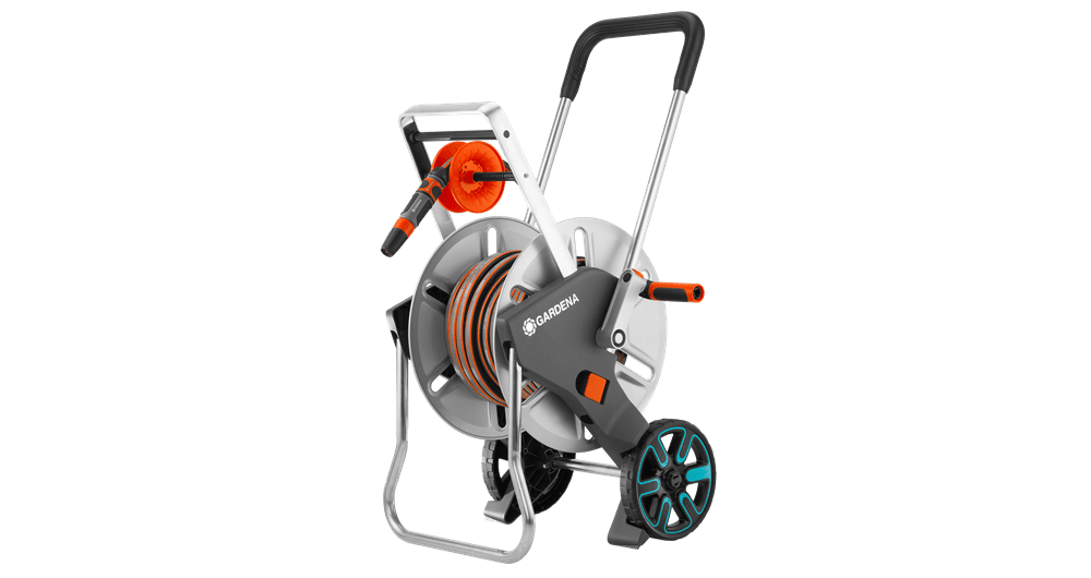 CLEVERROLL L EASY METALEN SLANGENWAGEN SET (45 METER 15 MM SLANG + KOPPELINGEN)