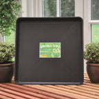  PLANTENSCHAAL 60 CM VIERKANT ZWART