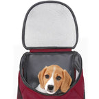 Ceruzo Hondenrugzak - Voor Katten En Honden Tot Max 10 Kg - Rood