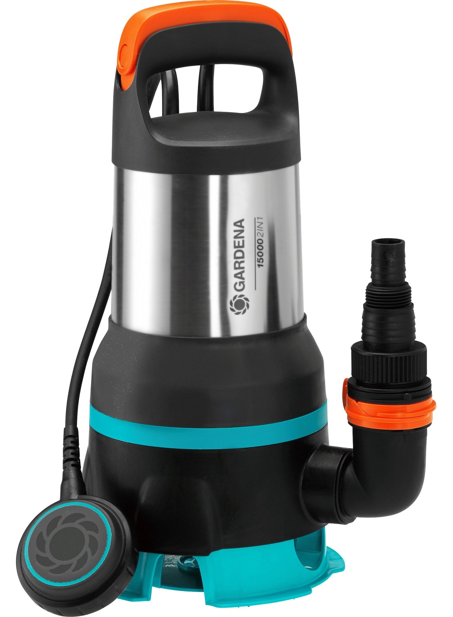  2-IN-1 SCHOON EN VUILWATER DOMPELPOMP 15000 MET VLOTTER