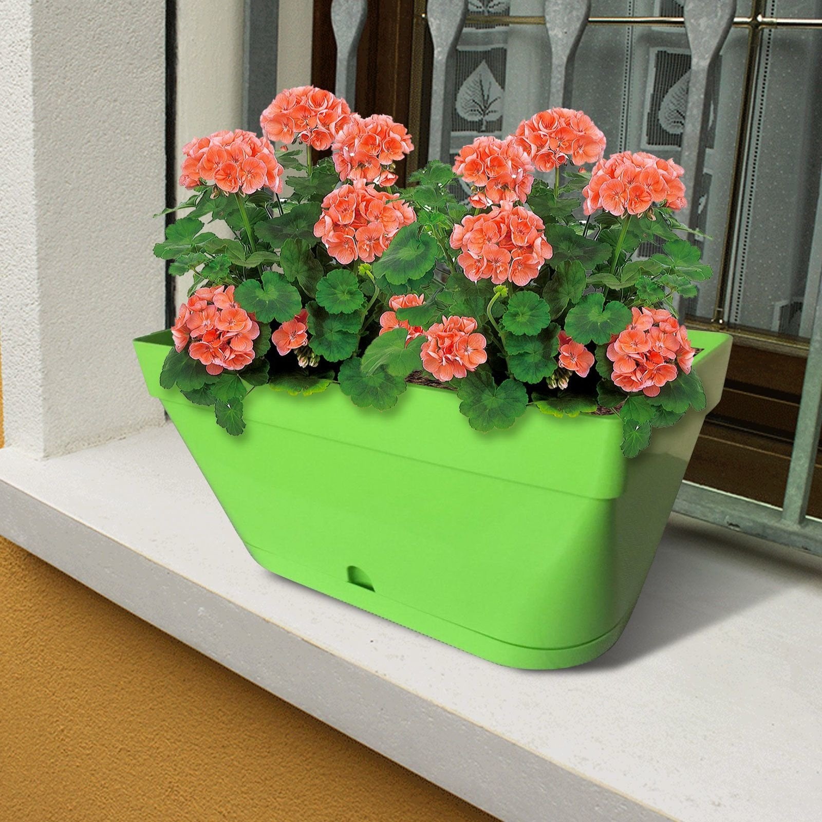 BLOEMBAK 40 CM LIME
