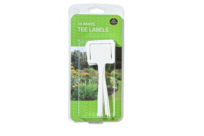 WITTE PLANTENLABELS T-VORM 10 STUKS
