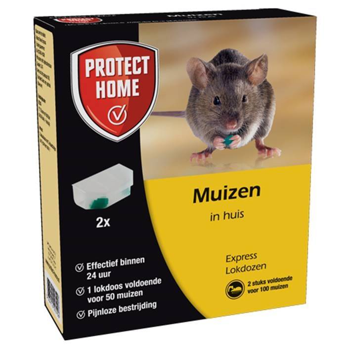EXPRESS MUIZEN IN HUIS LOKDOZEN 2 STUKS