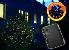 LED lichtnet 12014 Lichtnet batterij 1.5x1.5m 6 / 18h timer 100 warm witte LED's buiten
