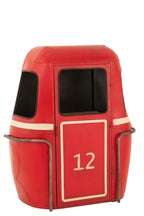 Bar Kast Kabel Auto IJzer/Mangohout Rood/Wit
