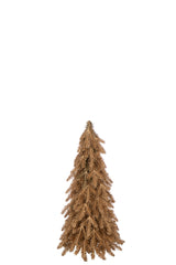 J-LINE KERSTBOOM KUNSTSTOF GOUDKLEURIG KLEIN