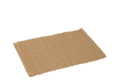J-LINE PLACEMAT RECHTHOEK JUTE NATUURLIJK