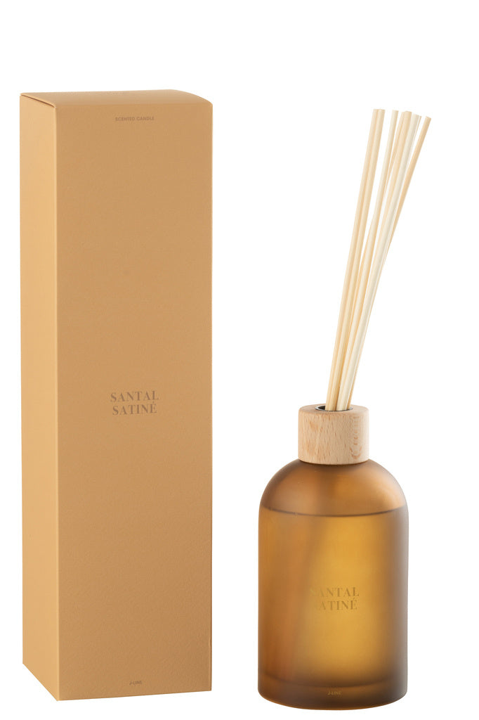 J-LINE GEURSTOKJES ACCORDS ESSENTIELS – SANTAL SATINÉ 550ML