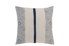 J-LINE KUSSELIJNEN AZTEC KATOEN BLAUW/WIT