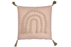 Kussen Regenboog Vierkant Polyester Roze