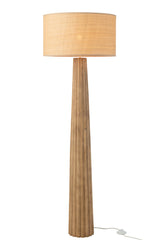 Vloerlamp Paraplu Ailanthushout Naturel