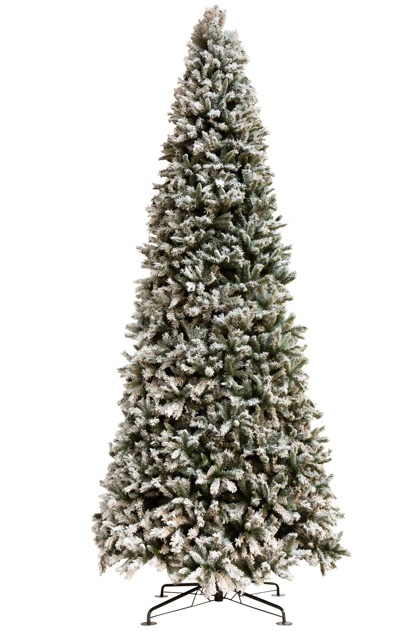 J-LINE KERSTBOOM KUNSTSTOF BESNEEUWD GROEN EXTRA GROOT
