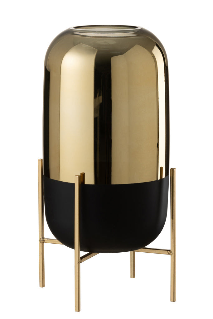 J-LINE HURRICANE ON FOOT GLASS BLACK/GOLD LARGE