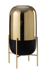 J-LINE HURRICANE ON FOOT GLASS BLACK/GOLD LARGE