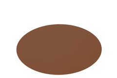 Placemat Rond Pvc Cognac