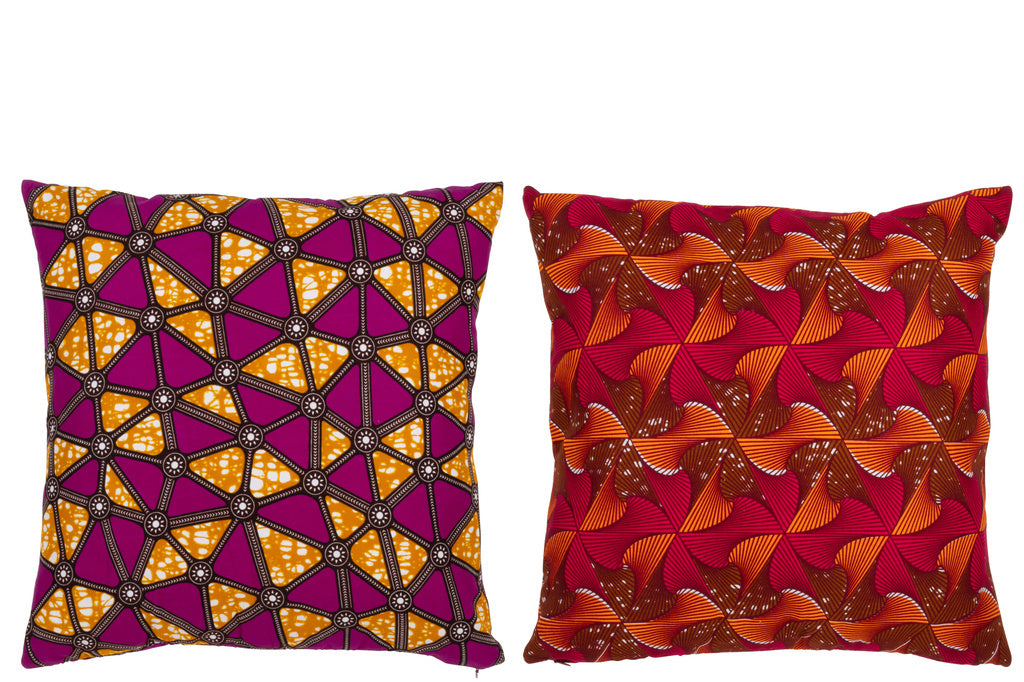 J-LINE KUSSEN PATTERN SHAPES – FABRIC MIX (SET VAN 2)