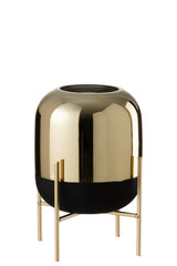 J-LINE HURRICANE ON FOOT – GLAS ZWART/GOUD SMALL