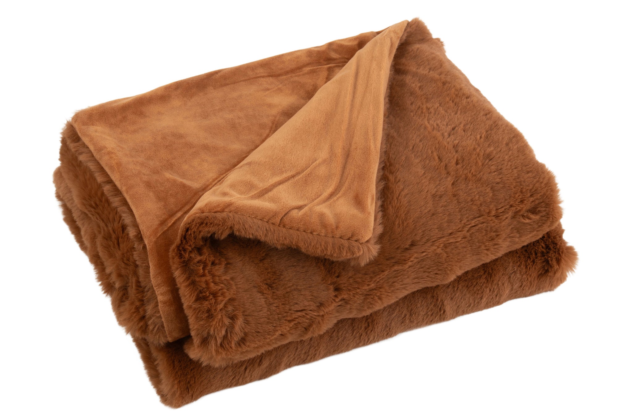 J-LINE PLAID CUTIE POLYESTER SIENNA BROWN